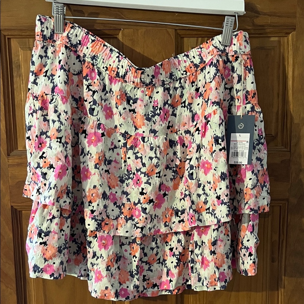 Universal Thread Floral Patterned Skirt